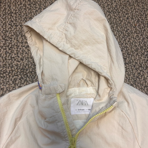 Zara toddler kids jacket, Wind breaker with hood and pockets, size 3-4 - Picture 3 of 9